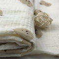 99% Polyester+1% Conductive Filament Bubble Fabric Double Gauze Woven Mesh Boys' Girls' Garment Pillow Upholstery Towel Bedding