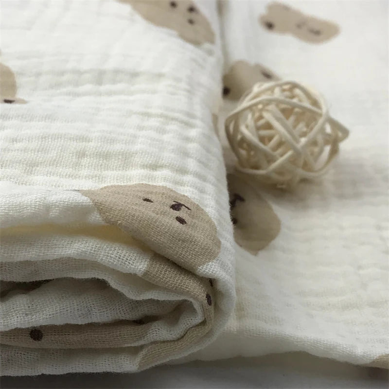 99% Polyester+1% Conductive Filament Bubble Fabric Double Gauze Woven Mesh Boys' Girls' Garment Pillow Upholstery Towel Bedding