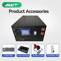 EU Stock Lifepo4 48V 51.2v 280Ah 314Ah Stackable DIY Box 200A Bms Horizontal Battery Pack With Circuit Breaker 4.3 Touch Screen