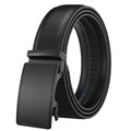 LQbelt Factory Men's Genuine Leather Belt Cowhide Automatic Buckle Belts for Male Ratchet Wholesale Stock