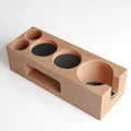 2021 New Wooden Coffee Portafilter Holder Tamper Stand for Coffee Accessories