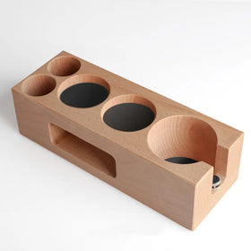 2021 New Wooden Coffee Portafilter Holder Tamper Stand for Coffee Accessories