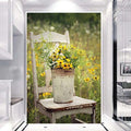 Full Drill Picture With Flower 5D Square/Round Diamond Painting Landscape Rhinestone Diamond Embroidery Home Decor for Adult Kit