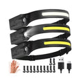 Multifunctional Headlight 230�� USB Rechargeable Headlamp With Adjust Emergency Head Lamps