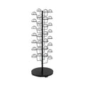 Nano Baking Paint  Hanging 20/25/30/35 Hat Shop Display HolderStrong and Movable Metal Wire Wig Display Rack for Supermarket
