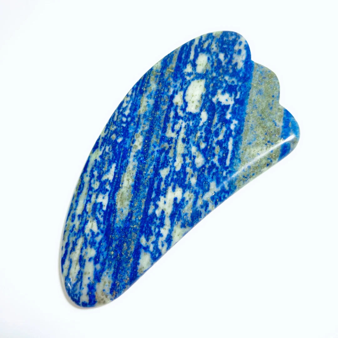 2026 Popular customized Claw shape gua sha tools Natural Lapis Lazuli guasha with wholesale price crystals wholesale bulk