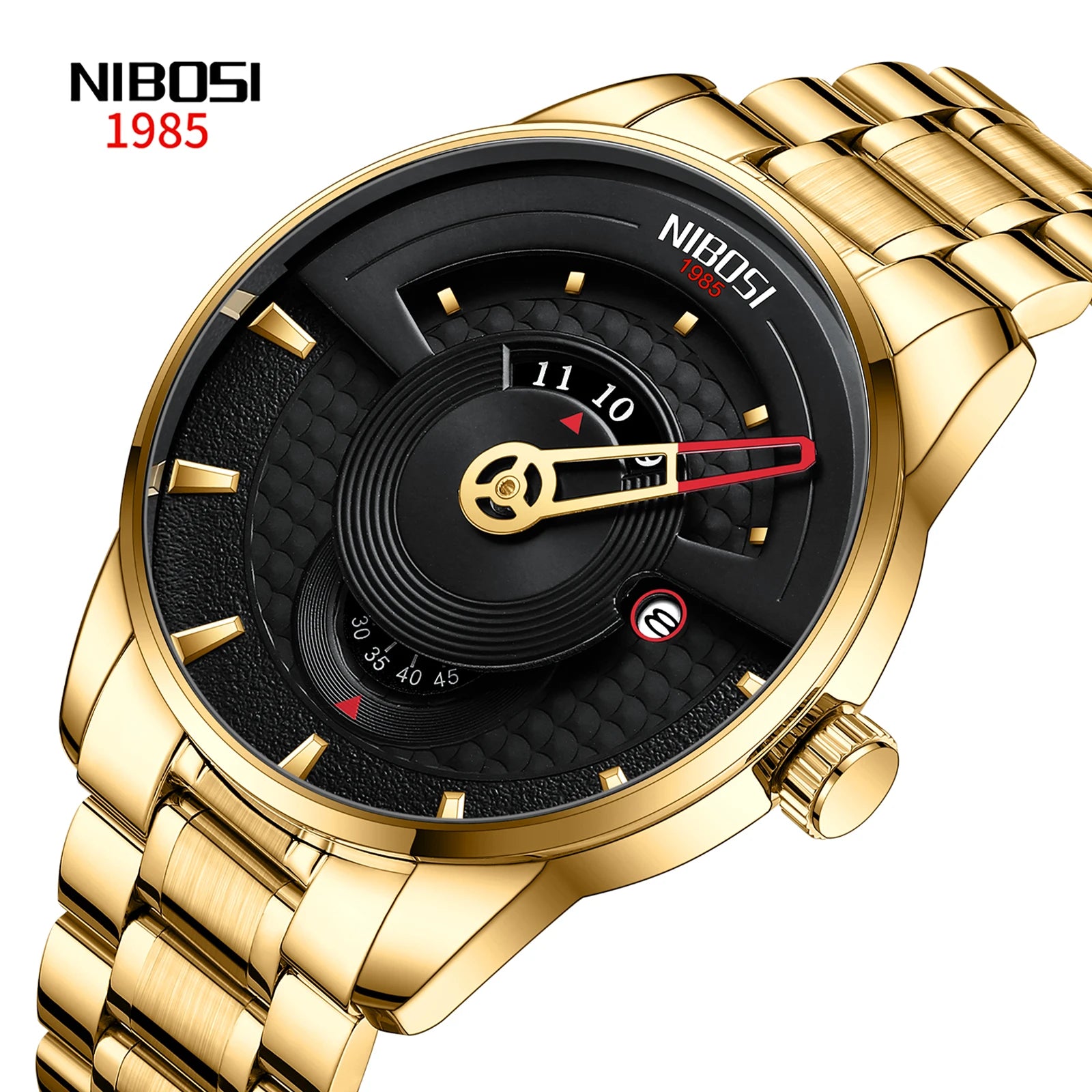 NIBOSI 2509 Wrist Watch Supplier Men Quartz Wristwatch Elegance Watches Stainless Steel Relojes Hombre