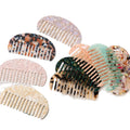 Decoration Girl Hair Accessories Custom Logo Cellulose Acetate Hair Comb for Women Girls