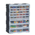 Plastic Waterproof Modern Minimalist Tool Storage Box with 60 Drawers for Parts and Screws