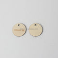 Wholesale Eco-Friendly Round Wood Shopping Trolley Token Nautical Style Plywood Coin Sandalwood Model Souvenir