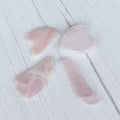 Natural Rose Quartz Facial Tool SPA Acupuncture Therapy Gua Sha Scraping Massage Tool