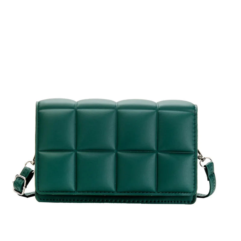 2026 Ladies Solid Color Square Shoulder Bag Female Small Pu Leather Crossbody Bags Mini Purses