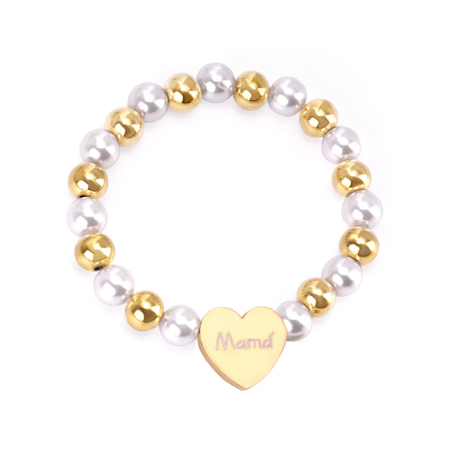 Fashion Gold Plated Tree of Life Charm Natural  Pendant Beaded Bracelet Jewelry for Women