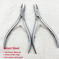 Professional Stainless Steel Cuticle Nippers Clippers Manicure Scissors Cutter Dead Skin Pliers