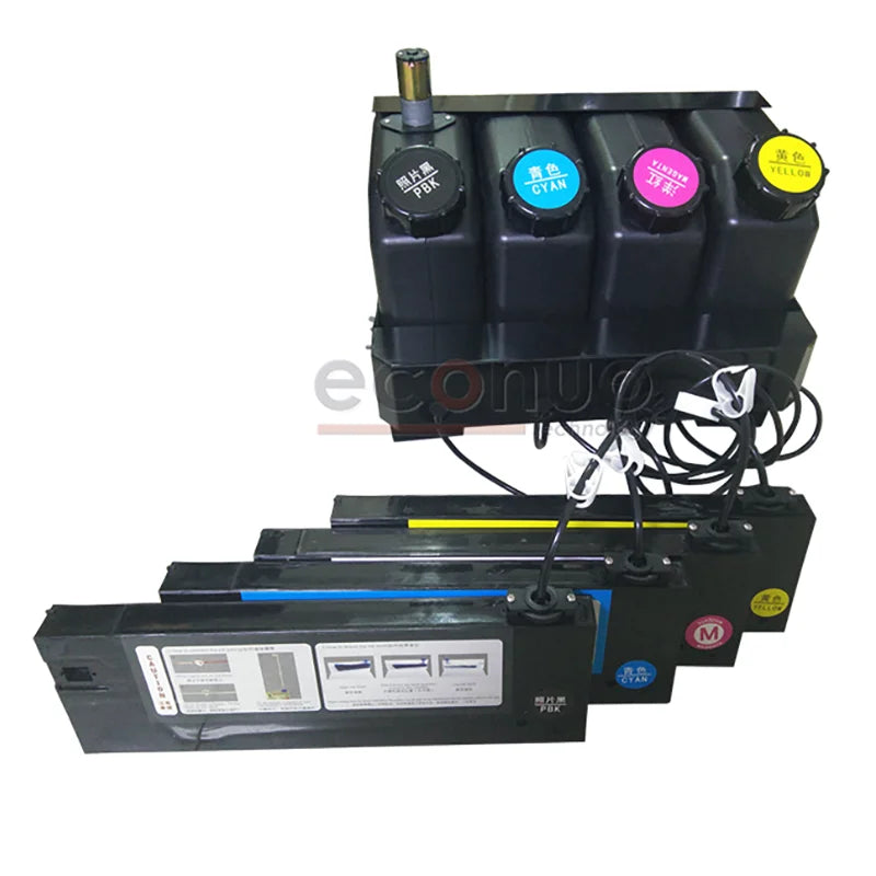 4+4 UV Ink Tank Supply System With Filter Blender Refill Ink Cartridge System for Uv Printer China Printer