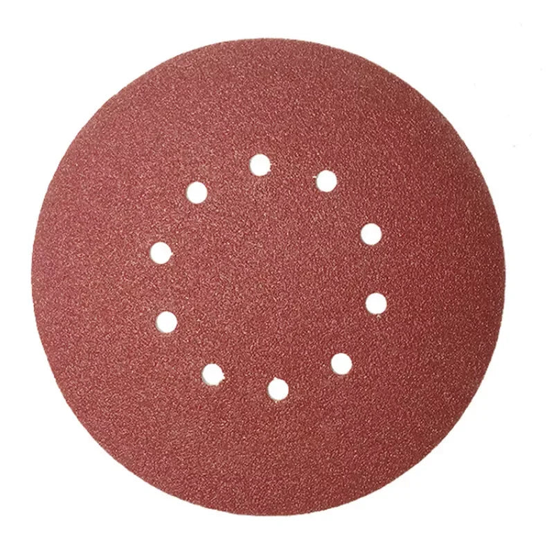 25pcs/set 20sets/carton 225mm Sanding Discs 10-Hole Hook and Loop Sanding Discs 40-240 Grit