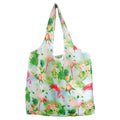 Custom Eco Recyclable Polyester Reusable Full Printing Alpaca Pattern Folding Shopping Bag