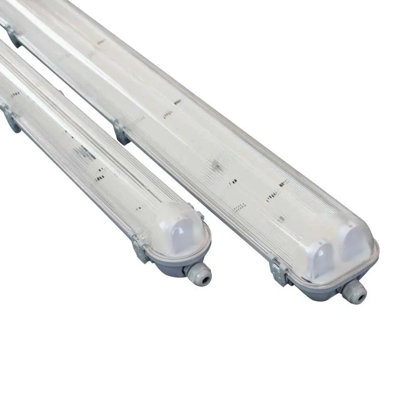 LED Tri-Proof T8 Fluorescent Light Fixture Explosion and Vapor Tight IP65 Rating