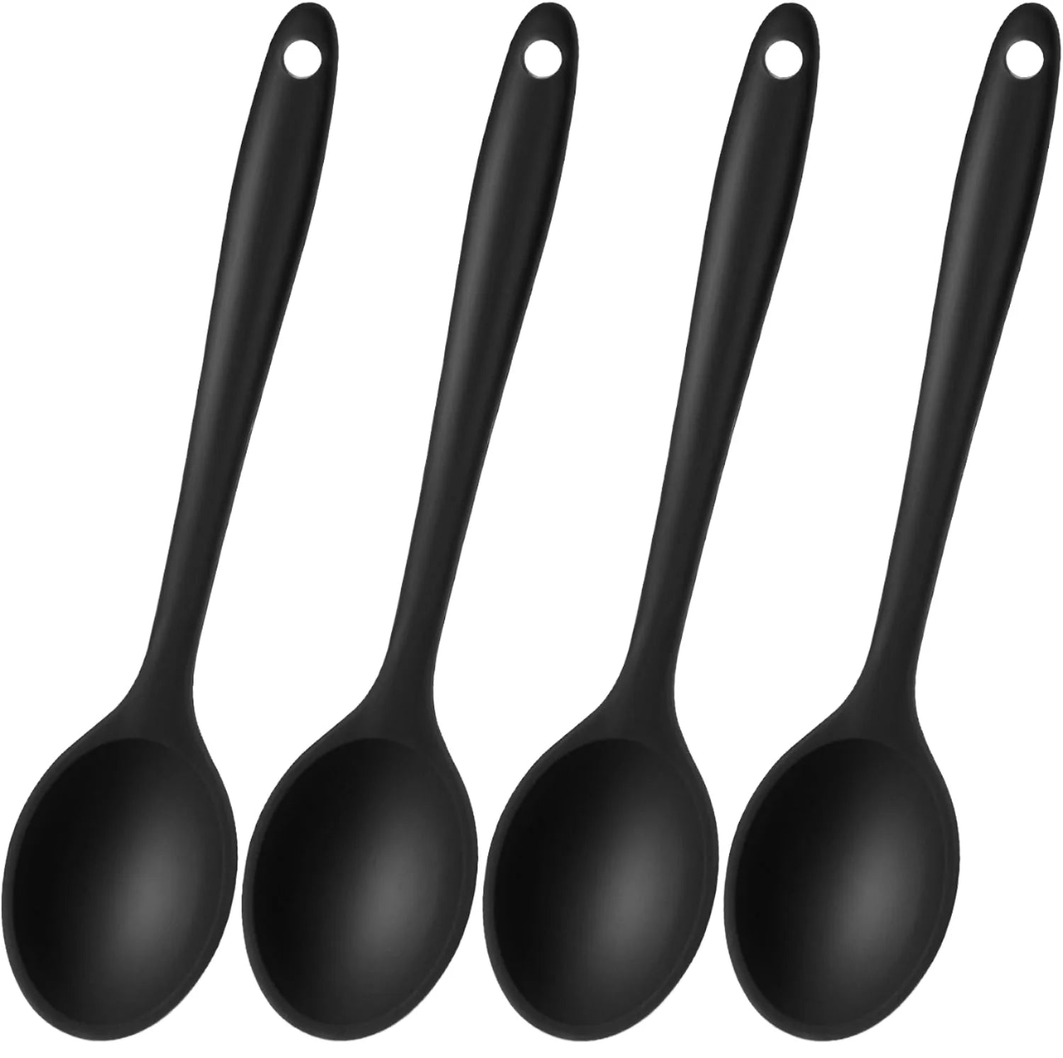Integrated Food-Grade Silicone Spoon and Denser Strainer Cross-Border Kitchen Utensil for Salad Mixing and Cooking
