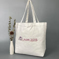 Top Quality Canvas Drawstring Gift Bag Foreign Style Canvas Shopping Bag Large Anti Theft Bags Canvas  Shopping