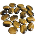 Wholesale Natural Yellow Tigers Eye Palm Stone Crystal  Healing Tumbled Stones for Decoration