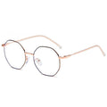 Vintage Fashion Light Metal Material Frame All Face Shape Round Circle Eye Glasses Optical Frames Anti Blue Light Glasses