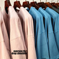 2025 New Arrival Men's Cotton Shirt Custom Logo Plus Size Graphic Oversize Fit T-shirt