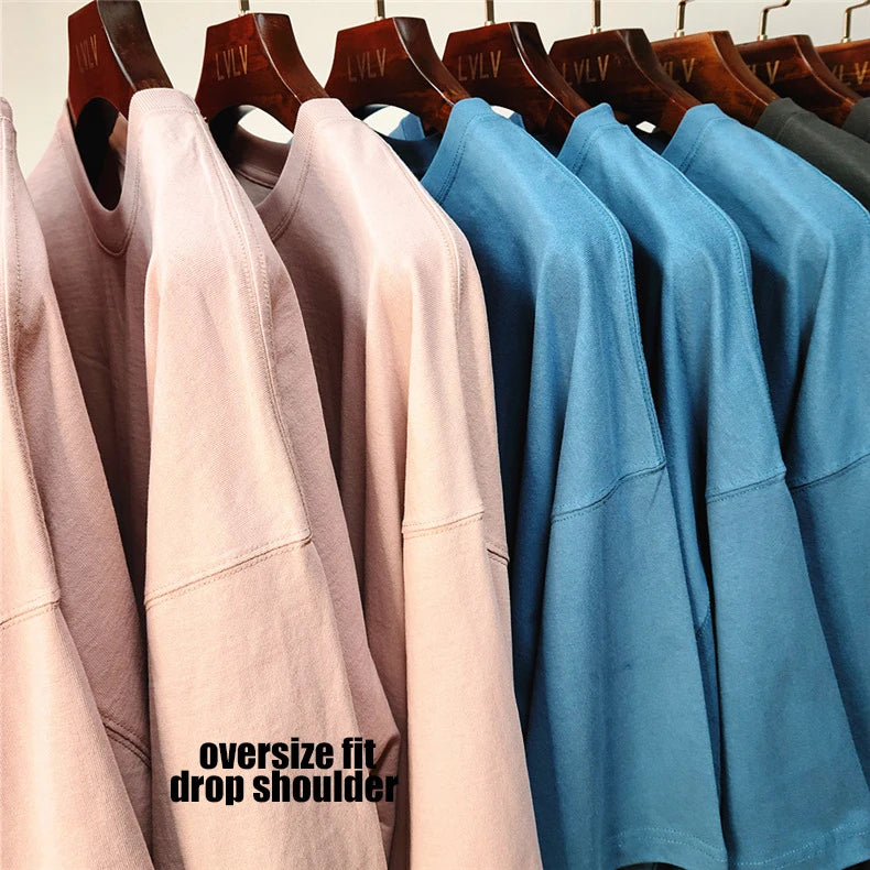 2025 New Arrival Men's Cotton Shirt Custom Logo Plus Size Graphic Oversize Fit T-shirt