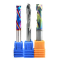 3.175mm 6mm 8mm 10mm 12mm 2 Flute up & Down Compression Cutter End Mill for Plywood Chipboard Bit Solid Carbide Compression Bit