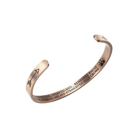 Woman Crown Stainless Steel Jewelry Cuff Bangle Inspirational Engraved Bracelet