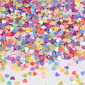 Glitter Mirror Heart Sequins Nail Polish for Slime Manicure Decoration Accessory