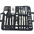 On Site Barbecue Tool Stainless Steel 29 Piece Suit Portable Oxford Cloth Bag Outdoor Heat Resistant Non-Stick Easy Barbecue Set