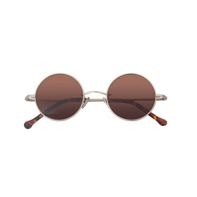 Luxury Small Round Titanium Frame Sun Glasses Metal Vintage Retro Brand Gafas De Sol Sunglasses