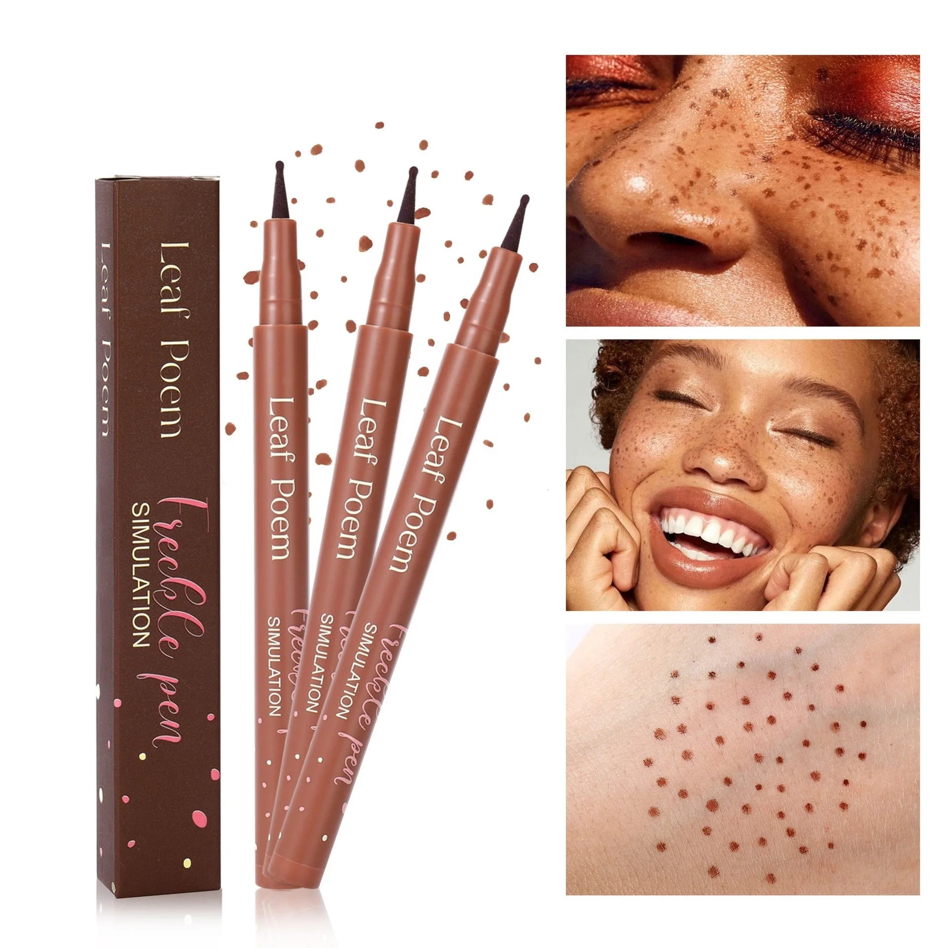 Wholesale Cosmetic Freckle Pen Natural Waterproof Quickly Dry Simulation Spot Freckle Pen Face Makeup Tool