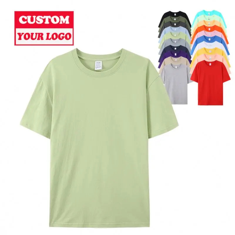Wholesale China Custom t Shirt 100% Cotton 180gsm Embossed Printing Summer Men Gym Oversize Anime Pro Club Basic T-shirts MegaBDM