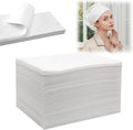 Disposable Towels Super Absorbent Quick Disposable Hair Towel for Salon and Spa Disposable White Towels