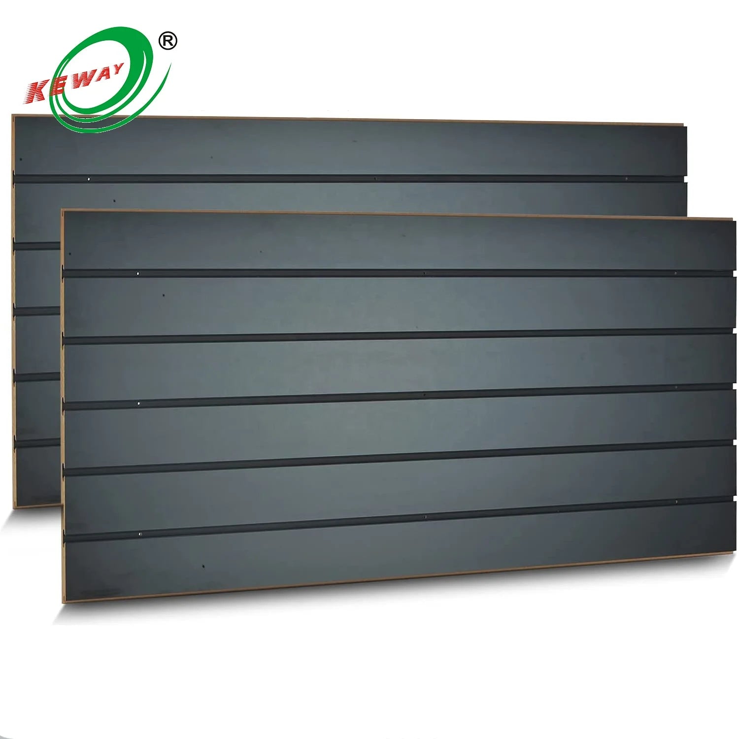 Hot Sale 15mm 18mm 1.2*2.4m Black Slatwall Panel