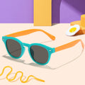 Unisex Small Outdoor Sunglasses with UV400 Lenses Children's Candy Color Exquisite PC Frame Essential UV Protection for Kids