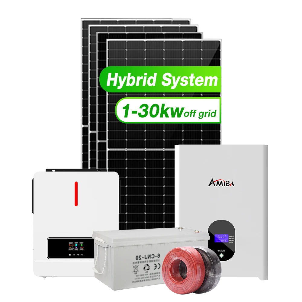 Poland Romania EU Stock 40KW Solar Panels 35kw China Solar System OFF Grid Full Set Complete Kit Solar Energy System