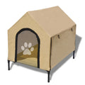 Portable Elevated Dog House Kennel