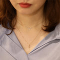2025 Women Jewelry Necklace Chain Sterling Silver Vintage Key Pendant Necklace