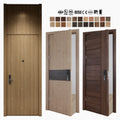 American Approve Wooden Door Indoor Hotel Apartment Room Interior Isoplane Doors Modern Design Fd20 Wooden Doors