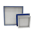 484x484x90 Mini Pleated Clean Room Ahu HVAC System Mini-Pleat Fiberglass HEPA H14 High Air Flow Panel Filter