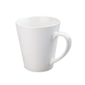Hot Sale Blanks Customized Personalized White Porcelain 12oz Cone Shape Coffee Latte Mug Sublimation Coated Mug Tea Mugs Gift