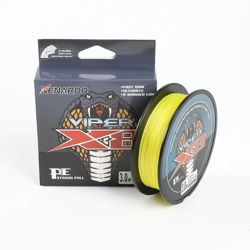 Factory Direct Sale 8 Braided PE Wire and Carbon Fiber 100m 150m Vigorously Ant-bite Sea Fishing Line