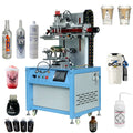 Multi-Color HDPE Plastic Bottle Perfume Nail Polish Jar Screen Printing Machine with Color Sensor