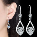 South Korea Retro Wind Drop Earrings Zircon Earrings Wedding Jewelry Manufacturers Wholesale Spot
