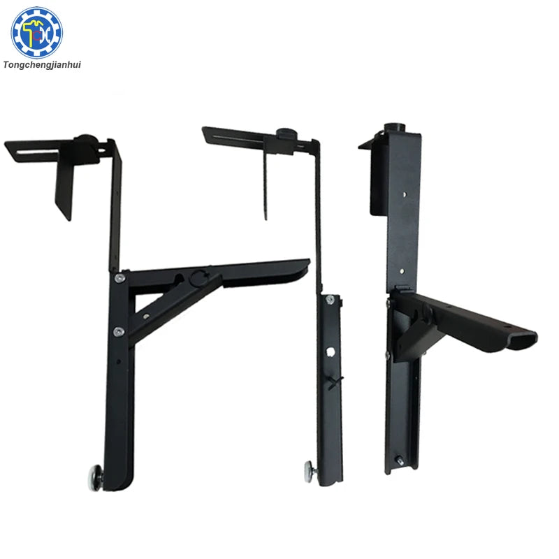 Customized Metal Wrought Iron or Stainless Steel Wall Mounting Shelf or Bar Supported Adjustable Foldable Brackets