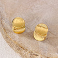 Wholesale French Vintage Stainless Steel Personality Minimalist Geometric Stud Earring for Women