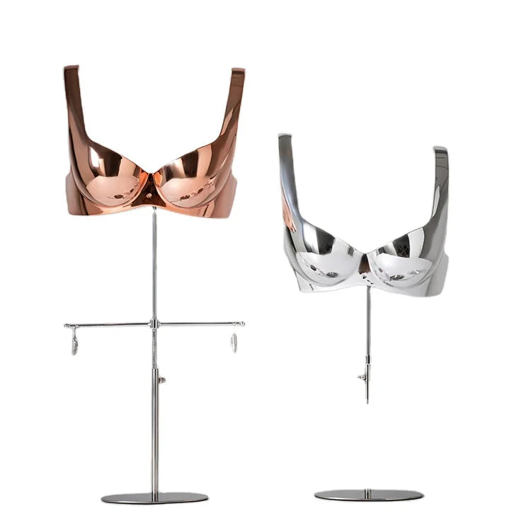 PE Material with Metal  Base Electroplated Underwear Display Rack